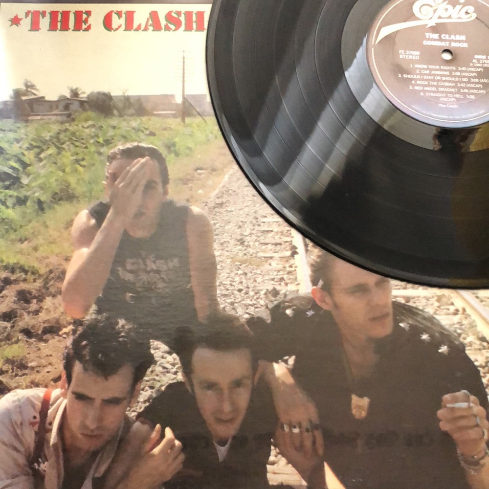 The Clash Combat Rock Vinyl Lp '82